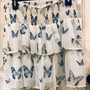 Alice in Wonderland Skirt Disney/Butterflies SizeL
